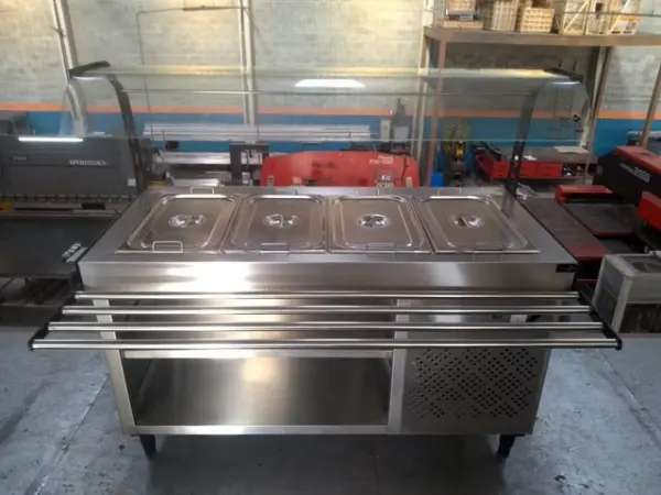 Buffet de inox para restaurante