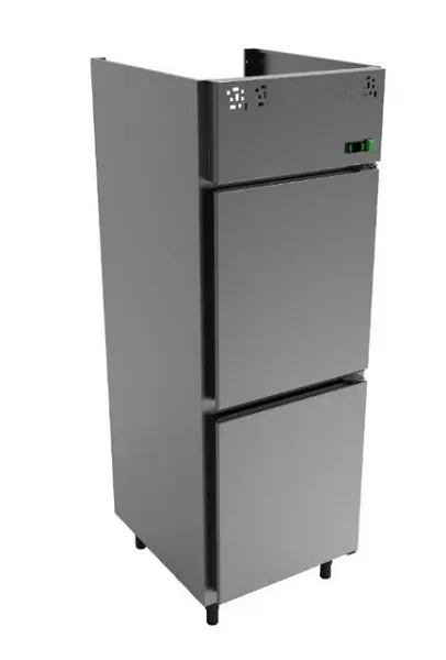 Freezer vertical inox industrial